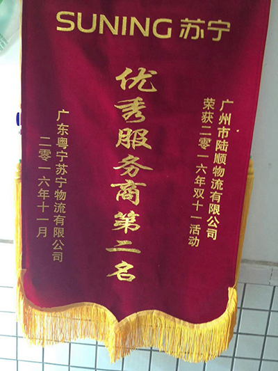 2016年获得苏宁优秀服务商第二名